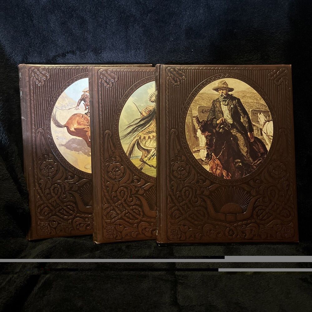 The Old West Time Life Books Gunfighters The Cowboys Great Chiefs Set of 3